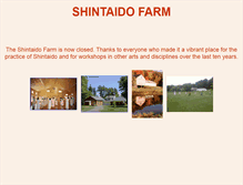 Tablet Screenshot of farm.shintaido.org